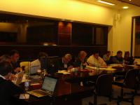 Delegados de países del COSAVE, en reunión del GICSV previo a la III CMF (Roma, Italia)